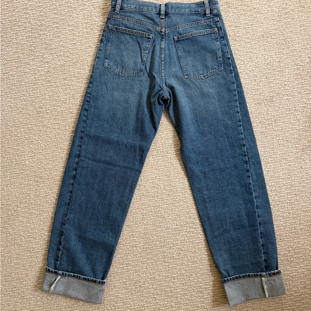 NWT Madewell Pieced Barrel leg jeans. Size 25 - Picture 7 of 8